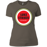 T-Shirts Warm Grey / X-Small Luke Strikes Women's Premium T-Shirt