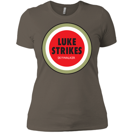 T-Shirts Warm Grey / X-Small Luke Strikes Women's Premium T-Shirt