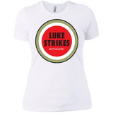T-Shirts White / X-Small Luke Strikes Women's Premium T-Shirt