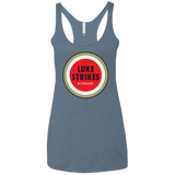 T-Shirts Indigo / X-Small Luke Strikes Women's Triblend Racerback Tank