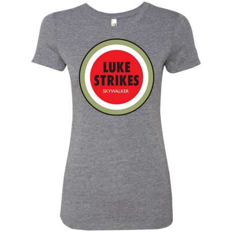 T-Shirts Premium Heather / Small Luke Strikes Women's Triblend T-Shirt