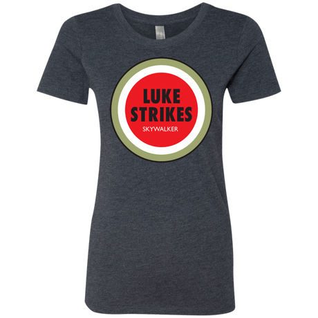 T-Shirts Vintage Navy / Small Luke Strikes Women's Triblend T-Shirt