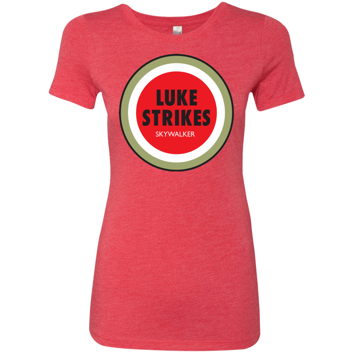 T-Shirts Vintage Red / Small Luke Strikes Women's Triblend T-Shirt