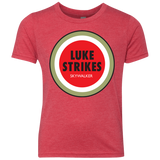 T-Shirts Vintage Red / YXS Luke Strikes Youth Triblend T-Shirt