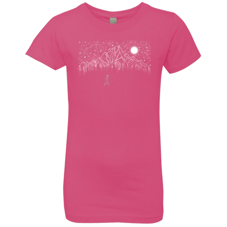 T-Shirts Hot Pink / YXS Lurking in The Night Girls Premium T-Shirt