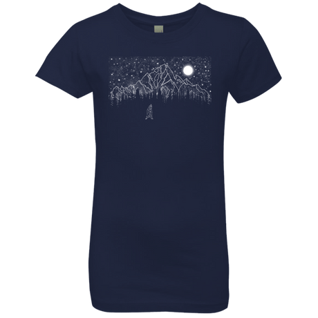 T-Shirts Midnight Navy / YXS Lurking in The Night Girls Premium T-Shirt