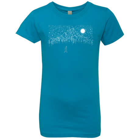 T-Shirts Turquoise / YXS Lurking in The Night Girls Premium T-Shirt