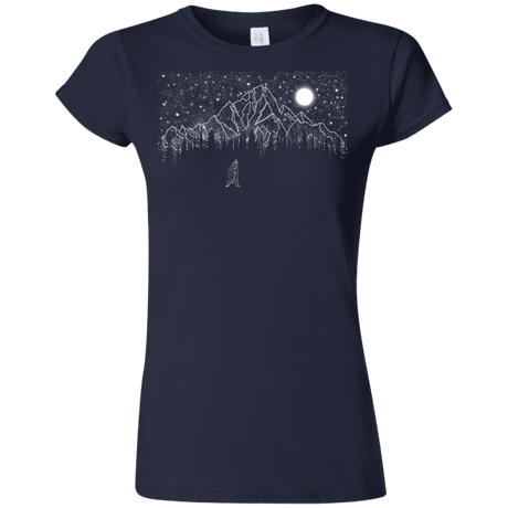 T-Shirts Navy / S Lurking in The Night Junior Slimmer-Fit T-Shirt