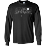 T-Shirts Black / S Lurking in The Night Men's Long Sleeve T-Shirt