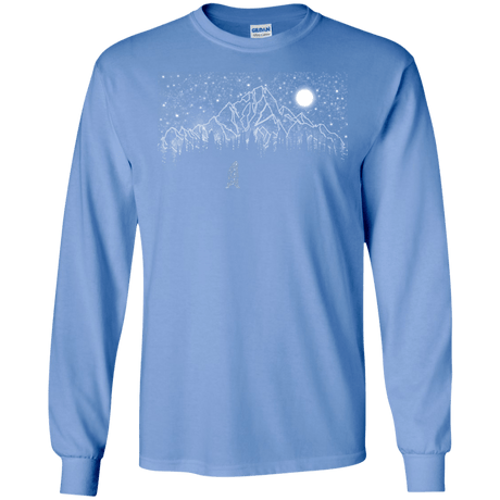 T-Shirts Carolina Blue / S Lurking in The Night Men's Long Sleeve T-Shirt