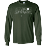 T-Shirts Forest Green / S Lurking in The Night Men's Long Sleeve T-Shirt