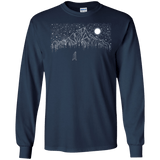 T-Shirts Navy / S Lurking in The Night Men's Long Sleeve T-Shirt