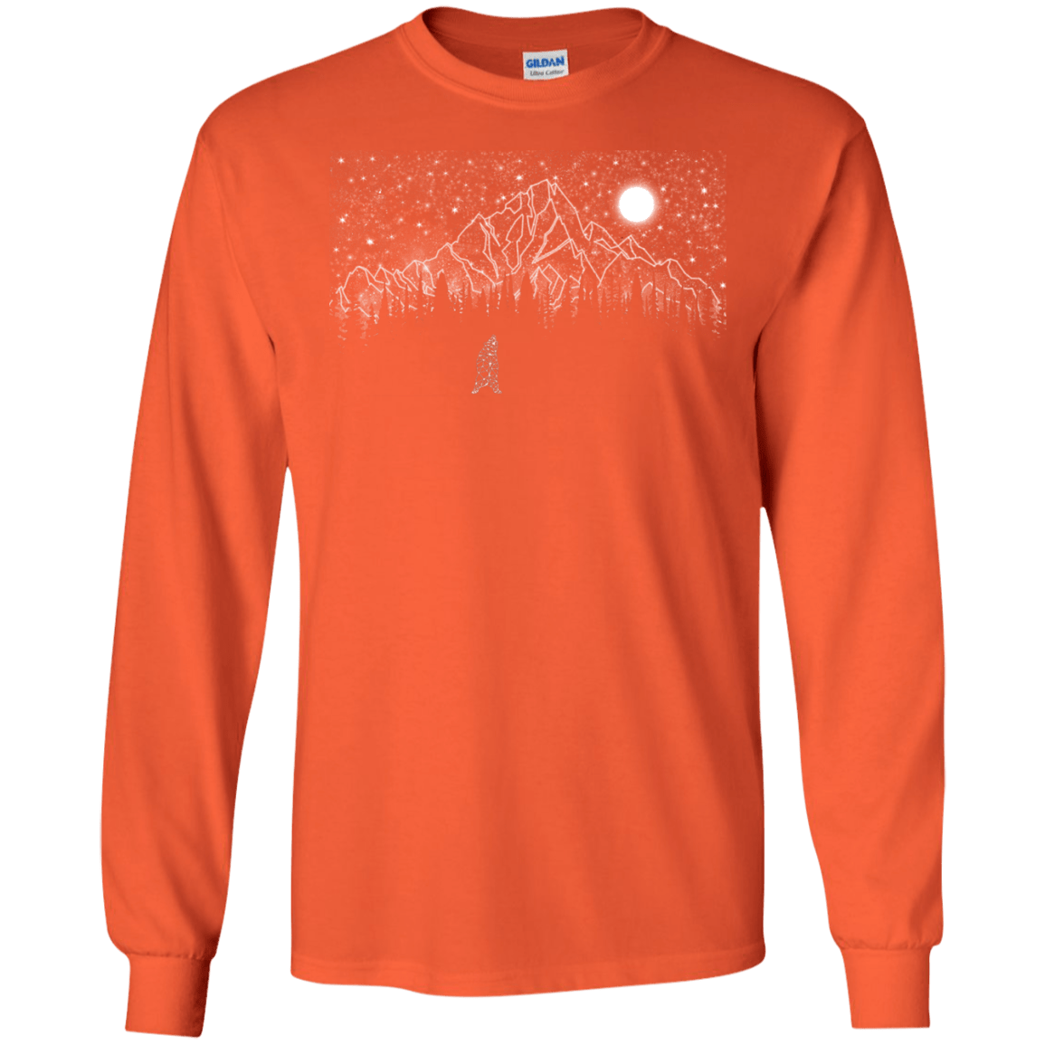 T-Shirts Orange / S Lurking in The Night Men's Long Sleeve T-Shirt