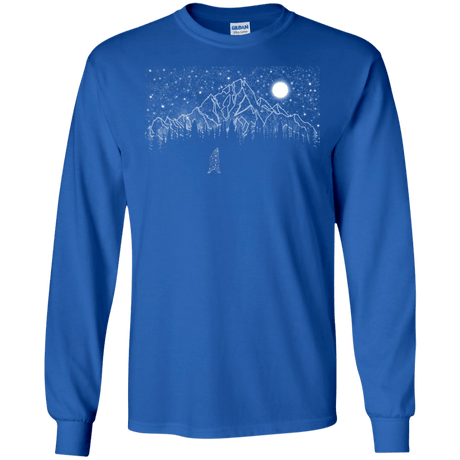 T-Shirts Royal / S Lurking in The Night Men's Long Sleeve T-Shirt