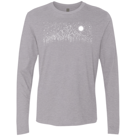 T-Shirts Heather Grey / S Lurking in The Night Men's Premium Long Sleeve