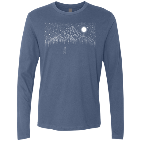 T-Shirts Indigo / S Lurking in The Night Men's Premium Long Sleeve