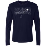 T-Shirts Midnight Navy / S Lurking in The Night Men's Premium Long Sleeve