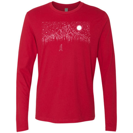 T-Shirts Red / S Lurking in The Night Men's Premium Long Sleeve