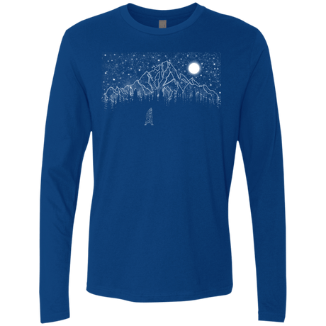 T-Shirts Royal / S Lurking in The Night Men's Premium Long Sleeve