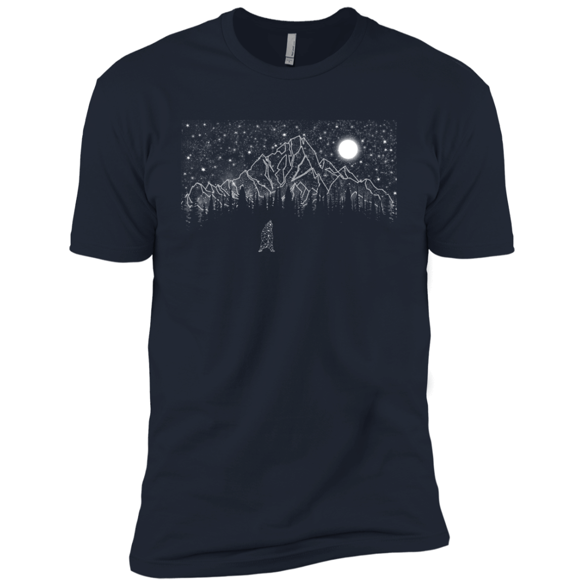 T-Shirts Midnight Navy / X-Small Lurking in The Night Men's Premium T-Shirt