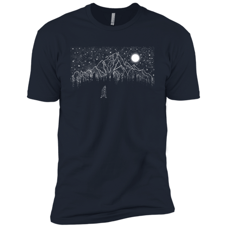 T-Shirts Midnight Navy / X-Small Lurking in The Night Men's Premium T-Shirt