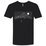 T-Shirts Black / X-Small Lurking in The Night Men's Premium V-Neck