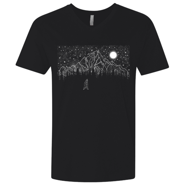 T-Shirts Black / X-Small Lurking in The Night Men's Premium V-Neck