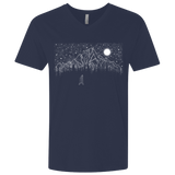 T-Shirts Midnight Navy / X-Small Lurking in The Night Men's Premium V-Neck