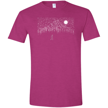 T-Shirts Antique Heliconia / S Lurking in The Night Men's Semi-Fitted Softstyle