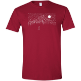 T-Shirts Cardinal Red / S Lurking in The Night Men's Semi-Fitted Softstyle