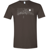 T-Shirts Dark Chocolate / S Lurking in The Night Men's Semi-Fitted Softstyle