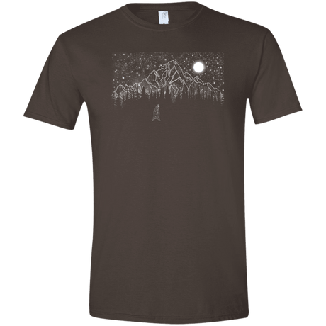 T-Shirts Dark Chocolate / S Lurking in The Night Men's Semi-Fitted Softstyle