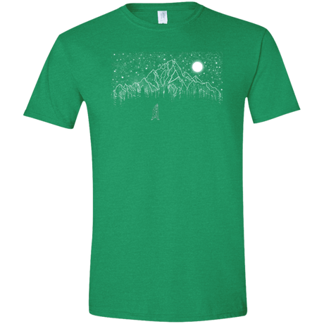 T-Shirts Heather Irish Green / S Lurking in The Night Men's Semi-Fitted Softstyle