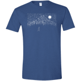 T-Shirts Heather Royal / X-Small Lurking in The Night Men's Semi-Fitted Softstyle