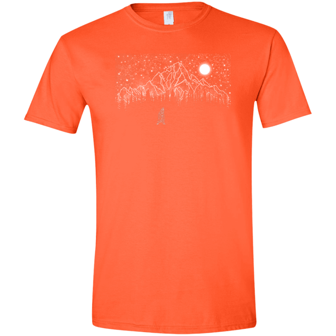 T-Shirts Orange / S Lurking in The Night Men's Semi-Fitted Softstyle