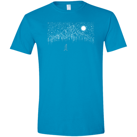 T-Shirts Sapphire / S Lurking in The Night Men's Semi-Fitted Softstyle
