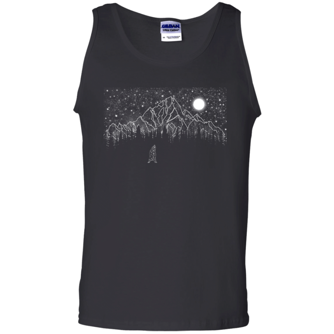 T-Shirts Black / S Lurking in The Night Men's Tank Top