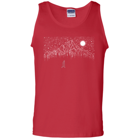 T-Shirts Red / S Lurking in The Night Men's Tank Top