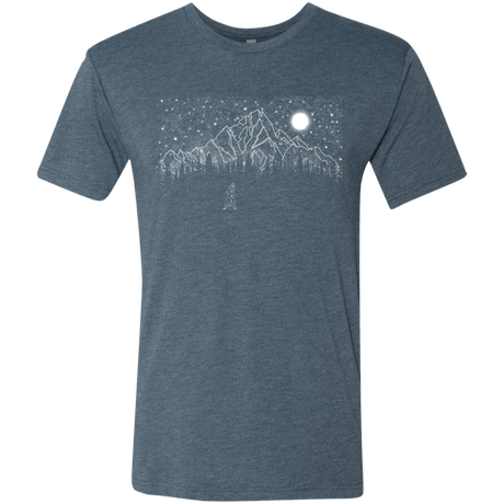 T-Shirts Indigo / S Lurking in The Night Men's Triblend T-Shirt