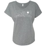 T-Shirts Premium Heather / X-Small Lurking in The Night Triblend Dolman Sleeve