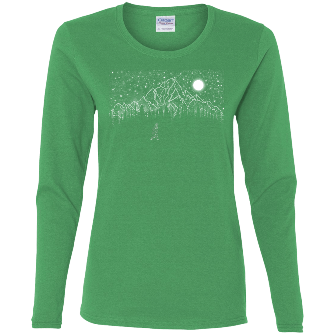 T-Shirts Irish Green / S Lurking in The Night Women's Long Sleeve T-Shirt