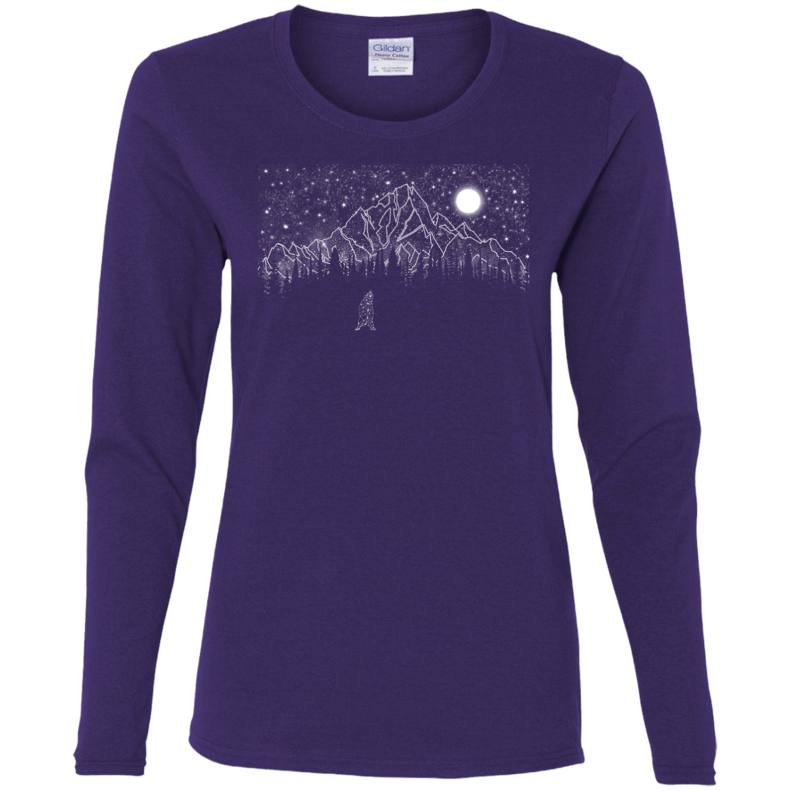 T-Shirts Purple / S Lurking in The Night Women's Long Sleeve T-Shirt