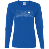 T-Shirts Royal / S Lurking in The Night Women's Long Sleeve T-Shirt