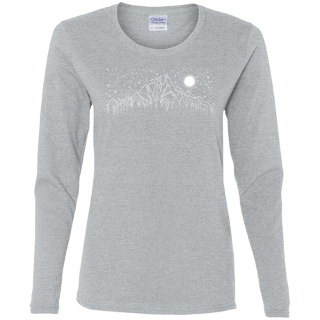 T-Shirts Sport Grey / S Lurking in The Night Women's Long Sleeve T-Shirt