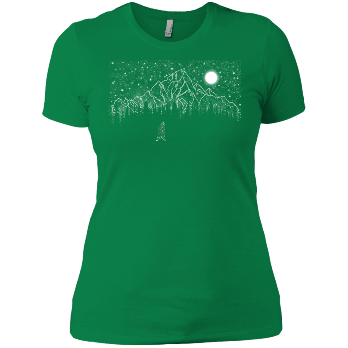 T-Shirts Kelly Green / X-Small Lurking in The Night Women's Premium T-Shirt