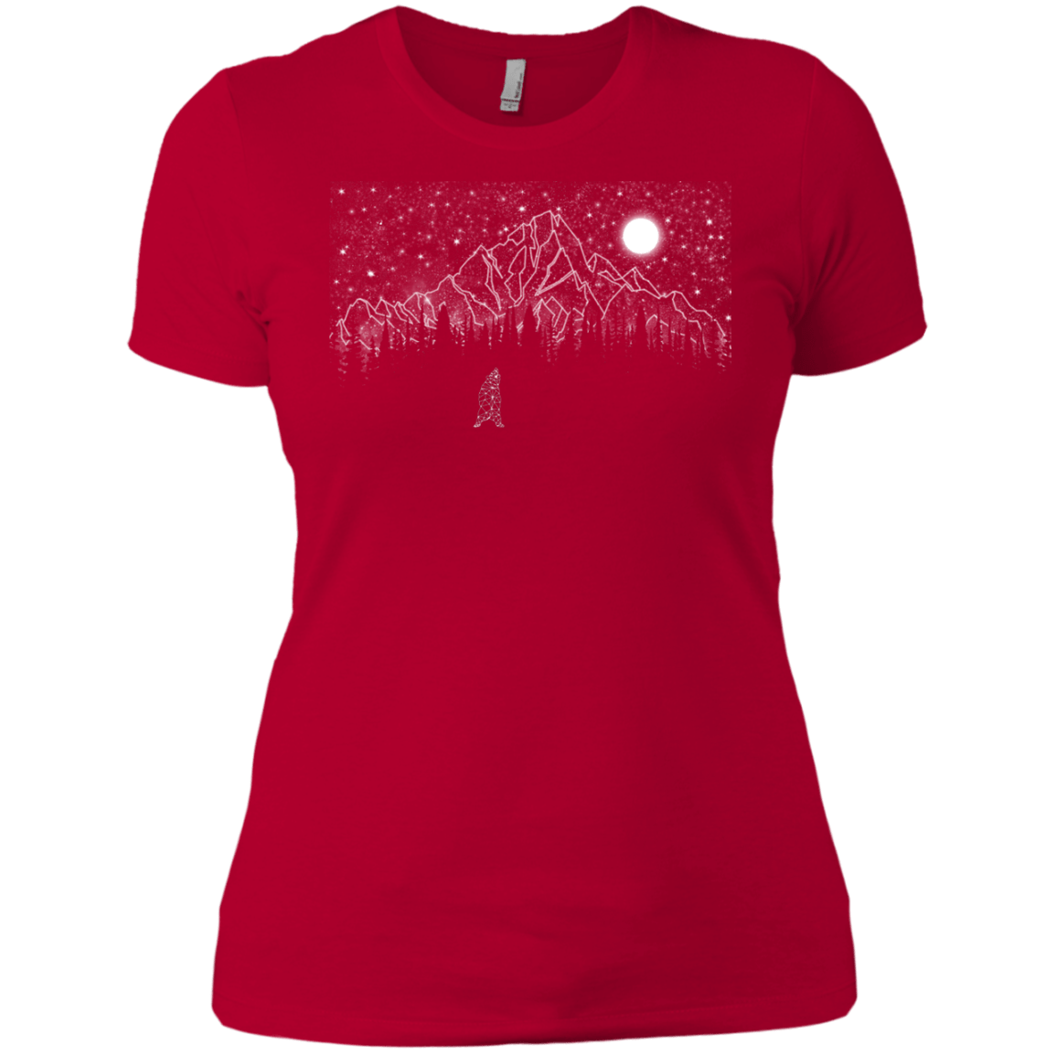 T-Shirts Red / X-Small Lurking in The Night Women's Premium T-Shirt