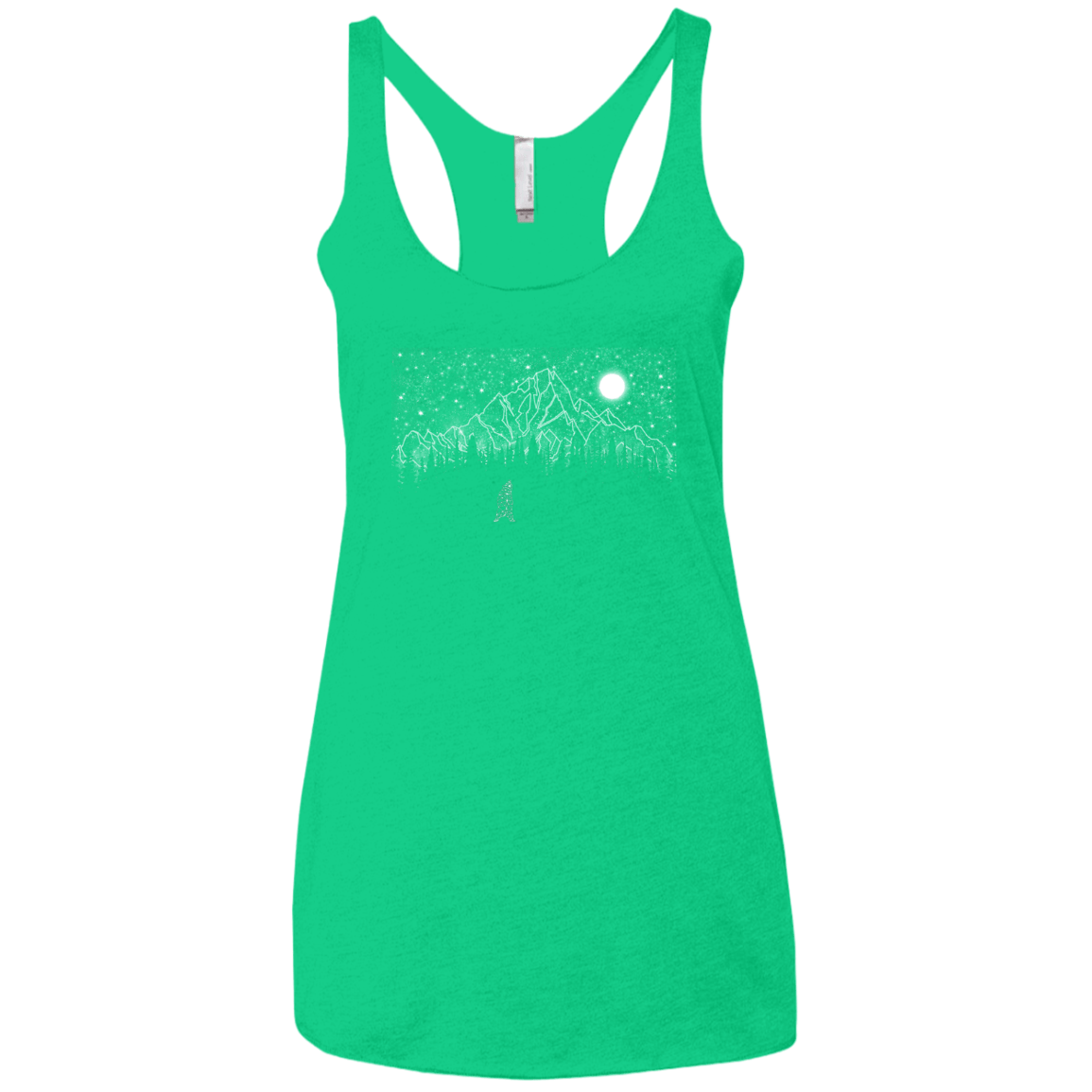 T-Shirts Envy / X-Small Lurking in The Night Women's Triblend Racerback Tank