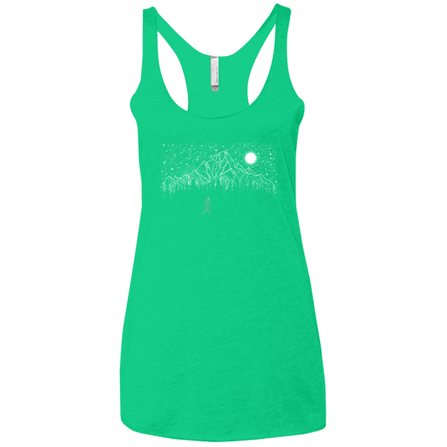 T-Shirts Envy / X-Small Lurking in The Night Women's Triblend Racerback Tank