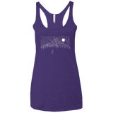 T-Shirts Purple Rush / X-Small Lurking in The Night Women's Triblend Racerback Tank