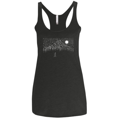 T-Shirts Vintage Black / X-Small Lurking in The Night Women's Triblend Racerback Tank